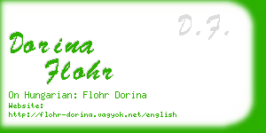 dorina flohr business card